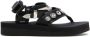 Suicoke stud-embellished thong-strap sandals Black - Thumbnail 1