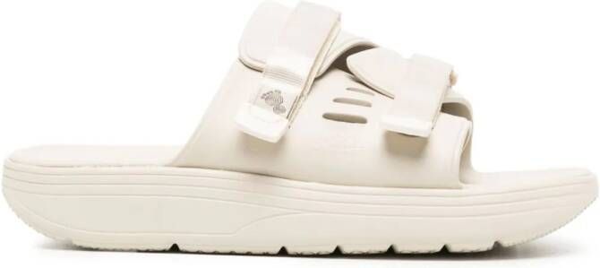 Suicoke Urich touch-strap chunky slides Neutrals