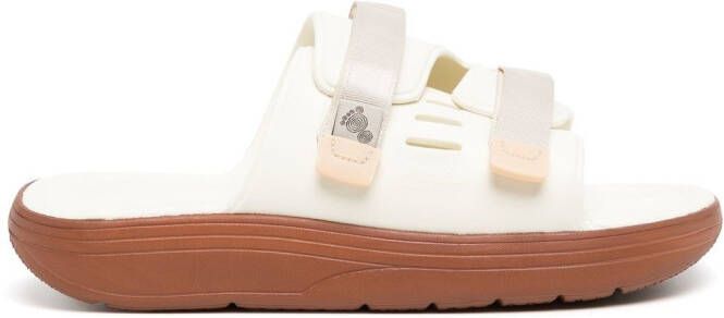 Suicoke URICH touch-strap sandals White