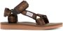 Suicoke x Carhartt multi-strap logo sandals Brown - Thumbnail 1