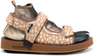 Suicoke x Doublet WAS-5abDB-E sandals Brown