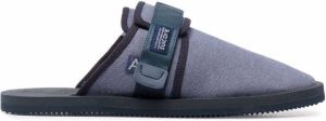 Suicoke Zavo canvas slippers Blue