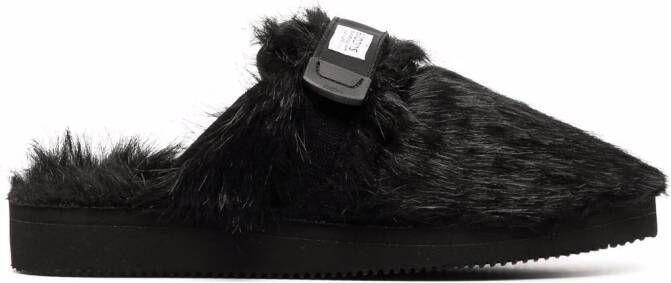 Suicoke Zavo textured slippers Black