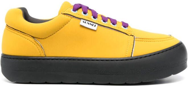 Sunnei Dreamy lace-up sneakers Yellow