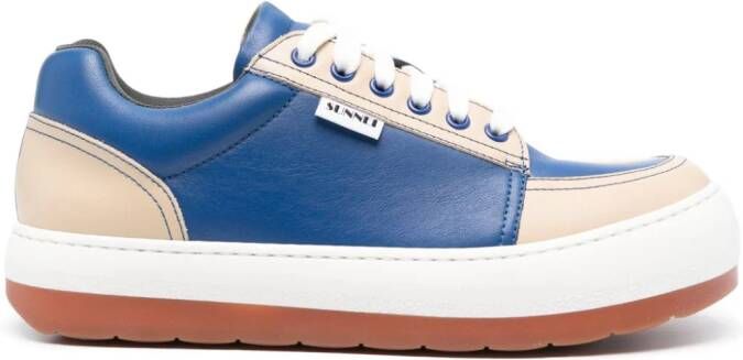 Sunnei Dreamy panelled sneakers Blue