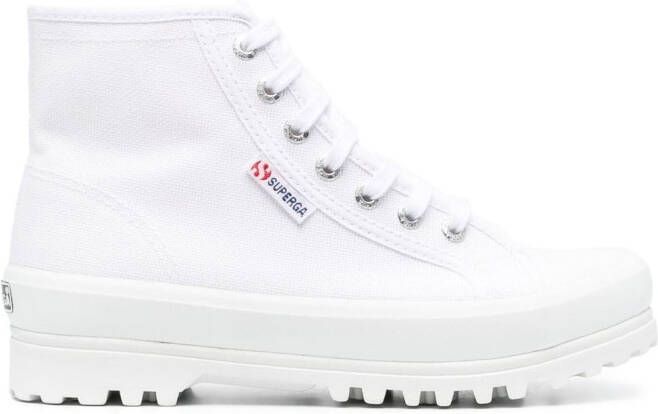 Superga high-top lace-up sneakers White