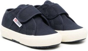Superga Kids touch strap trainers Blue