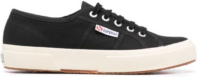 Superga lace-up low-top sneakers Black