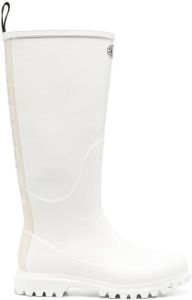 Superga logo-print wellington boots White