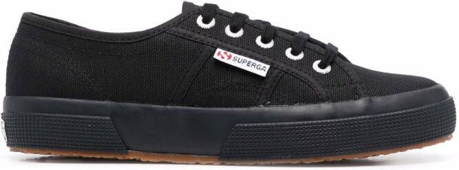 Superga low-top cotton sneakers Black