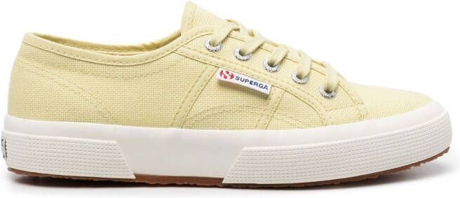 Superga low-top cotton sneakers Yellow