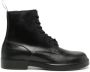Takahiromiyashita The Soloist lace-up ankle-length leather boots Black - Thumbnail 1