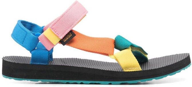Teva colour-block open-toe sandals Green