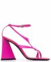 The Attico 100mm strappy sandals Pink - Thumbnail 1