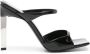 The Attico 110mm patent-leather sandals Black - Thumbnail 1