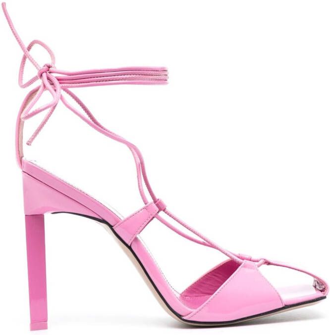 The Attico Adele 105mm sandals Pink