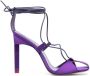 The Attico Adele 105mm sandals Purple - Thumbnail 1