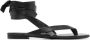 The Attico ankle-strap flat sandals Black - Thumbnail 1
