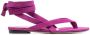 The Attico ankle-strap flat sandals Purple - Thumbnail 1
