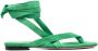 The Attico Beth lace-up sandals Green - Thumbnail 1