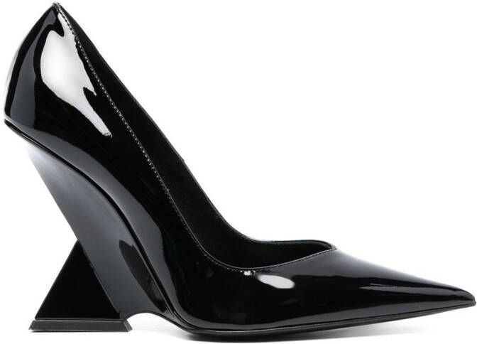 The Attico Cheope 105mm pointed-toe pumps Black