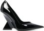 The Attico Cheope 105mm pointed-toe pumps Black - Thumbnail 1