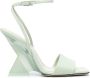 The Attico Cheope 105mm sandals Green - Thumbnail 1
