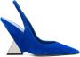 The Attico Cheope 105mm slingback pumps Blue - Thumbnail 1