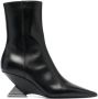 The Attico Cheope 70mm ankle boots Black - Thumbnail 1