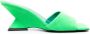 The Attico Cheope 75mm mules Green - Thumbnail 1
