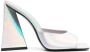 The Attico Devon 115mm iridescent mules Silver - Thumbnail 1