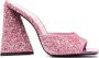 The Attico Devon 115mm sequin-embellished mules Pink - Thumbnail 1