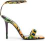 The Attico embellished snake-effect sandals Yellow - Thumbnail 1
