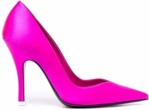 The Attico heeled pointed-toe pumps Pink