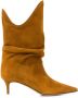 The Attico pointed slouched boots Brown - Thumbnail 1