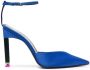 The Attico pointed-toe stiletto heel pumps Blue - Thumbnail 1