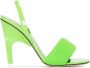 The Attico Rem 105 slingback leather sandals Green - Thumbnail 1