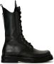 The Attico Robin leather mid-calf boots Black - Thumbnail 1