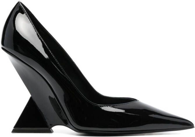The Attico sculpted high-heel pumps Black
