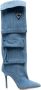 The Attico Sienna 105mm denim boots Blue - Thumbnail 1