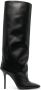 The Attico Sienna 105mm square-toe boots Black - Thumbnail 1