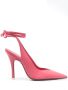 The Attico strap-detail pointed-toe pumps Pink - Thumbnail 1