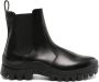 The Row ankle-length leather chelsea boots Black - Thumbnail 1