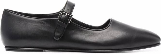 The Row buckle-fastening Ava shoe Black