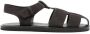 The Row Fisherman flat suede sandals Grey - Thumbnail 1
