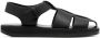 The Row fisherman leather sandals Black - Thumbnail 1