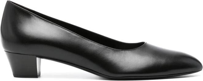 The Row Luisa 35mm leather pumps Black