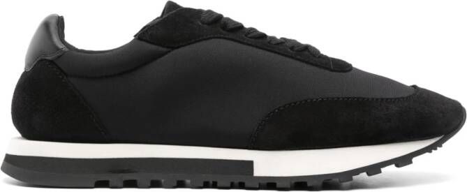 The Row round-toe lace-up sneakers Black