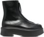The Row zip-front ankle boots Black - Thumbnail 1