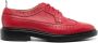 Thom Browne almond-toe leather brogues Red - Thumbnail 1